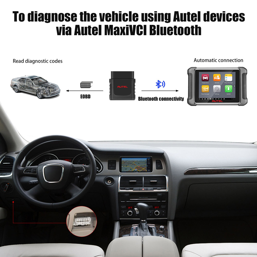 Original Autel MaxiVCI Mini VCI Mini Wireless Bluetooth Diagnostic Interface