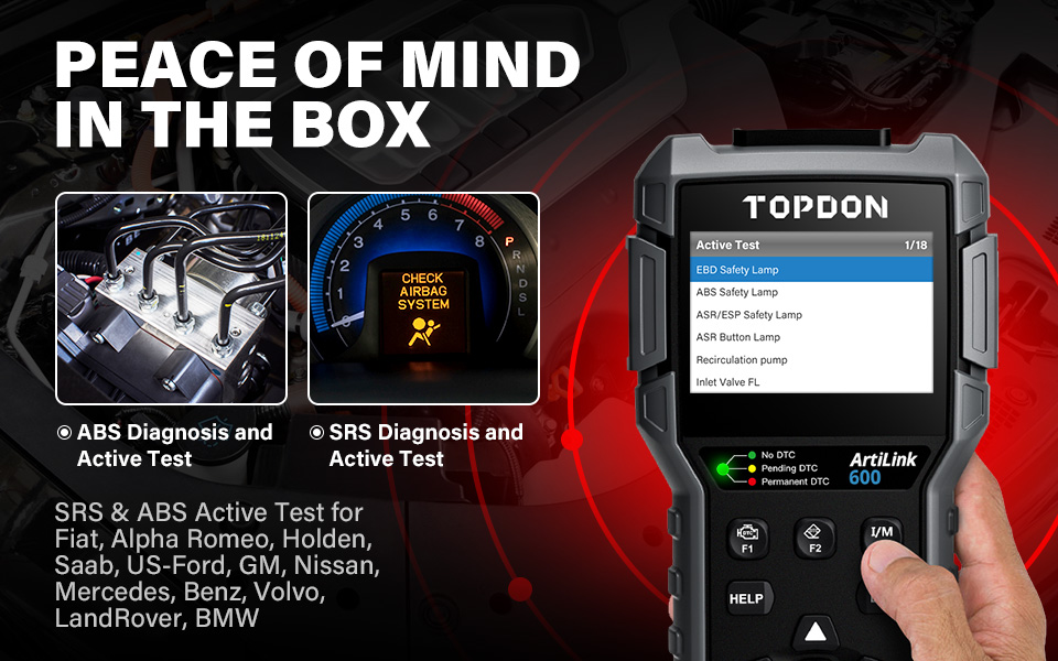 TOPDON ArtiLink600 OBD2 Scanner 