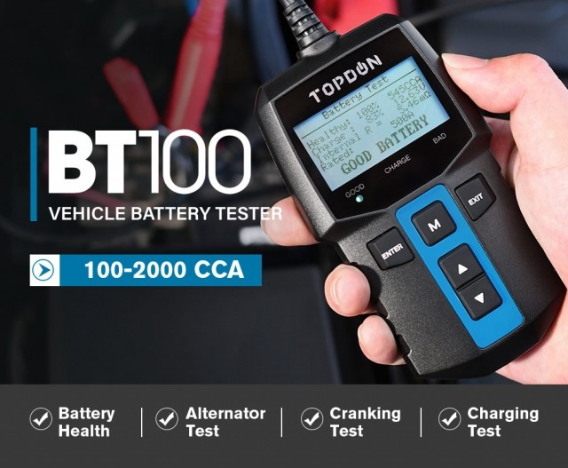 TOPDON BT100 Auto Batterie Tester