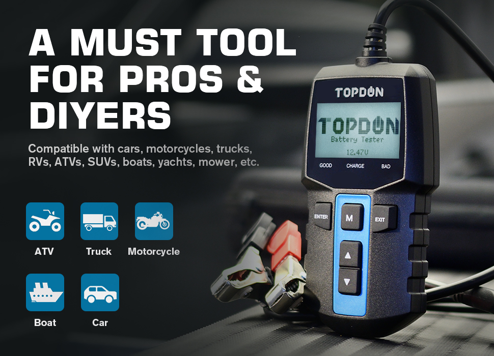 TOPDON BT100 Auto Batterie Tester