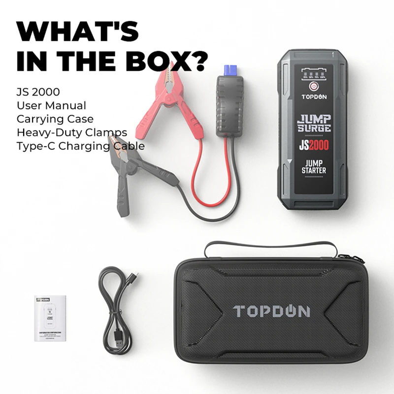 TOPDON JS2000 Auto Starthilfe Battery Booster