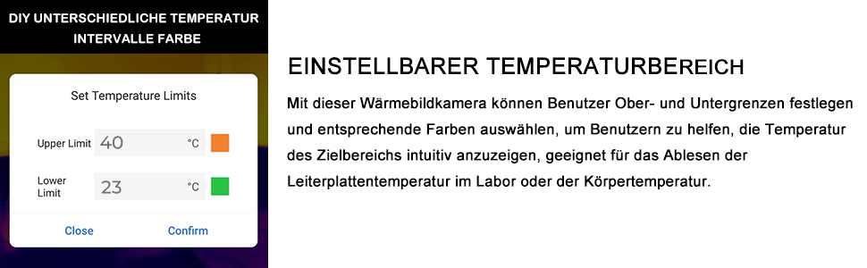 TOPDON TC001 Wärmebildkamera Imager Temperatur messung Werkzeug