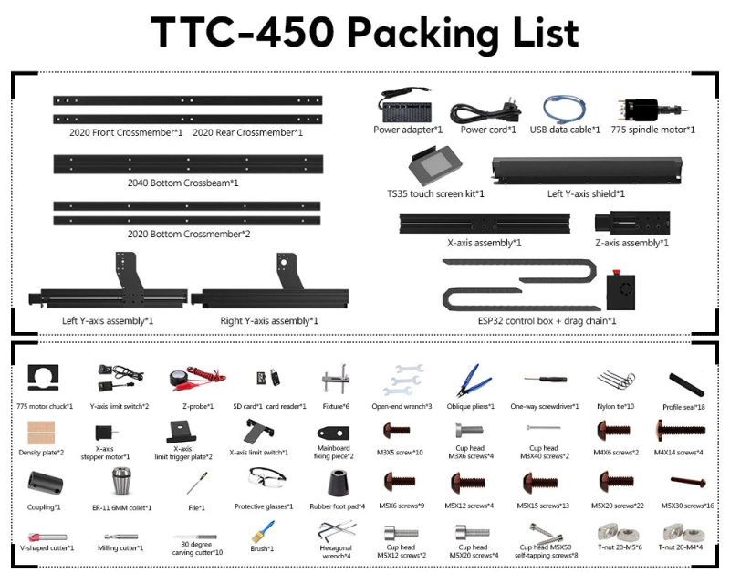 TwoTrees TTC450 CNC Fräser