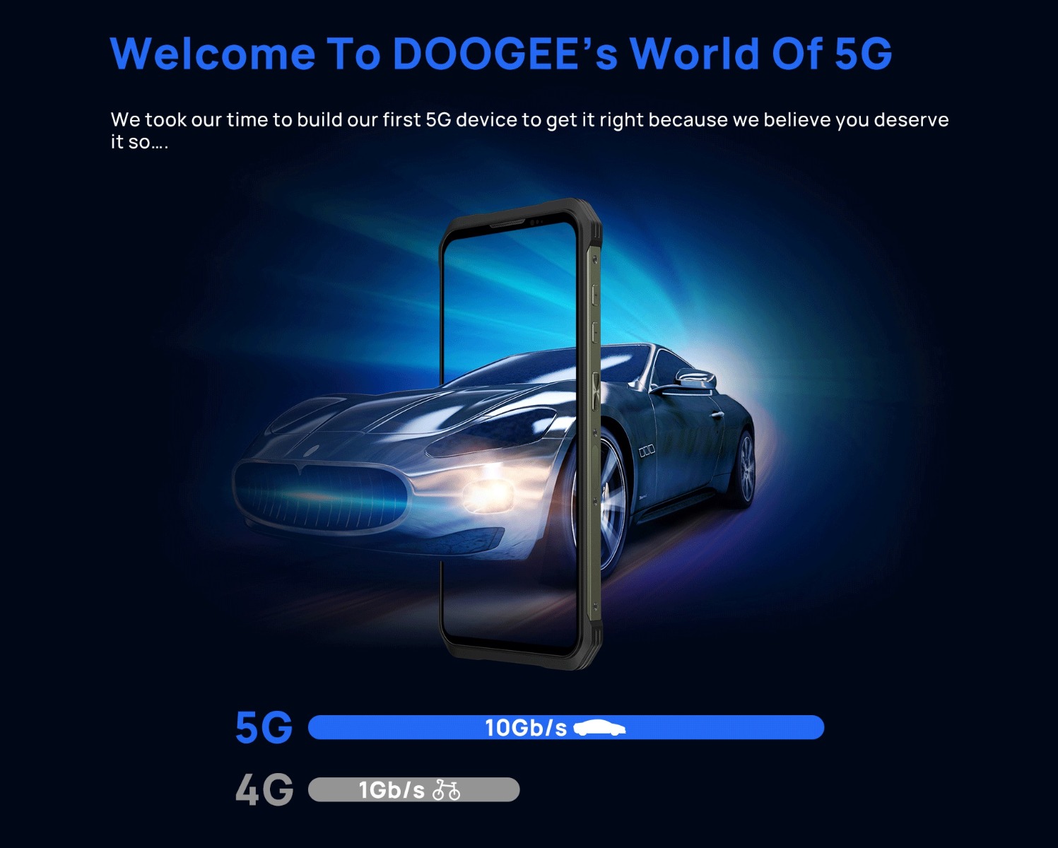 DOOGEE V10 6.39''  Android 11 5G Octa Core 8GB RAM 128GB ROM Robustes Telefon