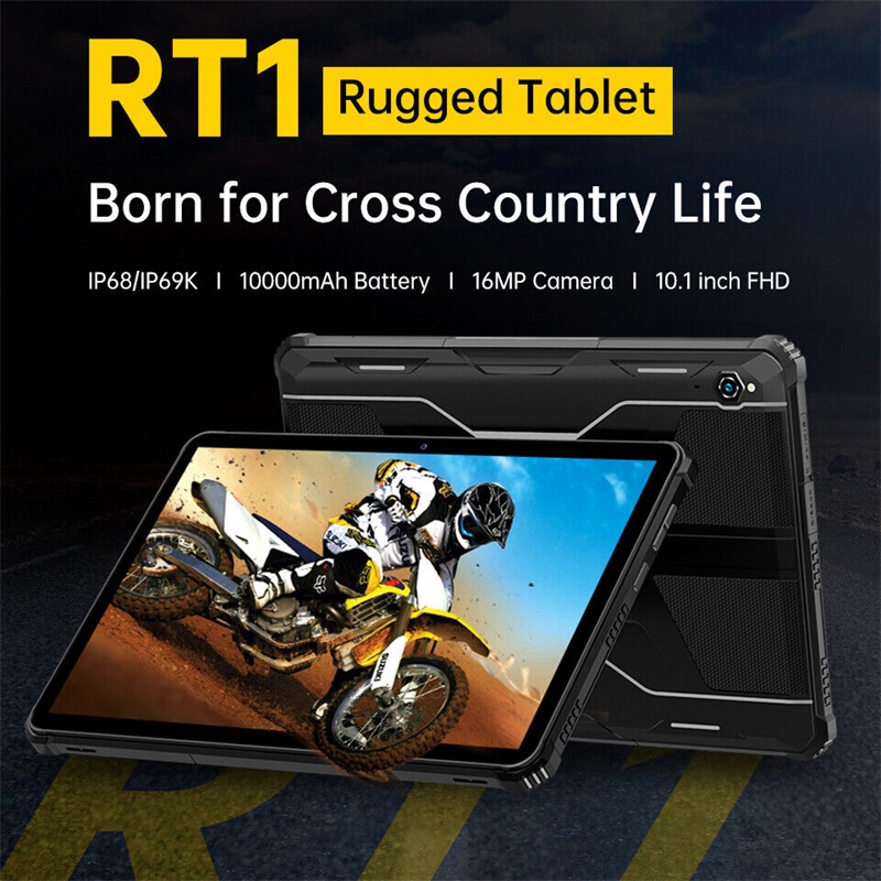 Oukitel RT1 Helio P22 Octa Core 4G Android 11 10,1 Zoll  Robustes IP68 wasserdichtes Tablet