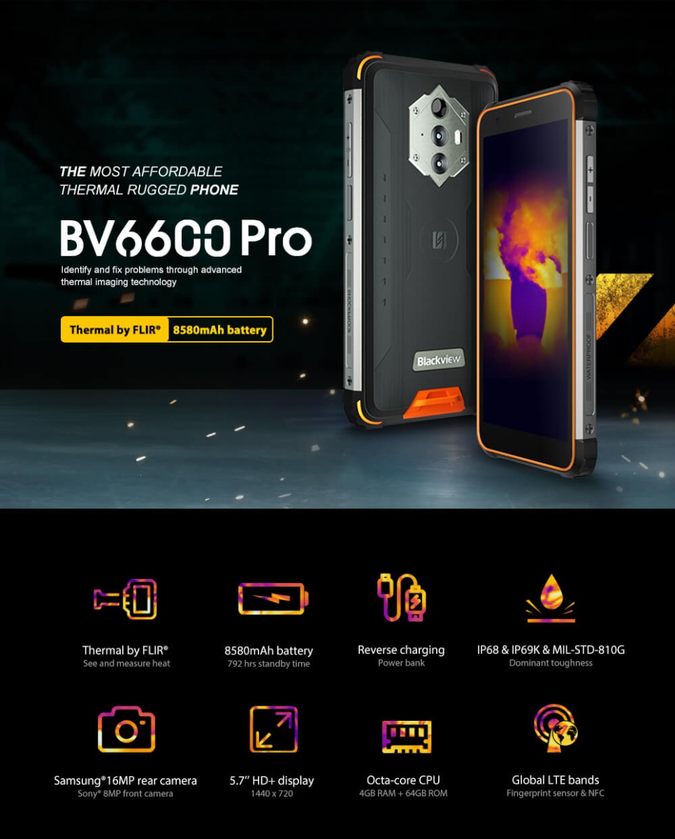 Blackview BV6600 Pro Robuste Smartphone