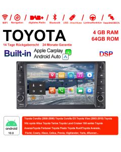 Android 12 Autoradio Für Toyota Corolla Camry Prado RAV4 Hilux VIOS
