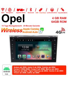 7 Zoll Android 13.0 Autoradio / Multimedia 4GB RAM 64GB ROM Für Antara Astra H Meriva Zafira Built-in Carplay / Android Auto