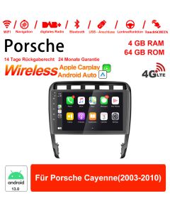 9 Zoll Android 13.0 4G LTE Autoradio / Multimedia 4GB RAM 64GB ROM Für Porsche Cayenne(2003-2010)