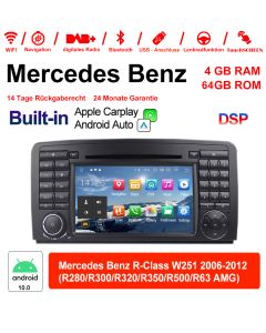 Für Benz R-Class W251 2006-2012 Built-in Carplay / Android Auto 7 Zoll Android 12.0 Autoradio / Multimedia 4GB RAM 64GB ROM 