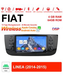 6.1 Zoll Android 13.0 Autoradio/Multimedia 4GB RAM 64GB ROM Für FIAT LINEA Mit WiFi NAVI Bluetooth USB