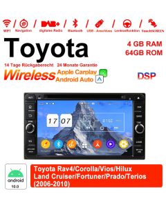 Autoradio/Multimedia Für Toyota Vios Hilux Land Cruiser 2006-2010 
