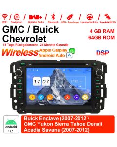 7 Zoll Android 13.0 Autoradio / Multimedia 4GB RAM 64GB ROM Für GMC sierra Yukon Savana Denali/Buick Enclave/Chevrolet HHR Tahoe ... Mit WiFi NAVI