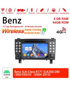 Android 12 Autoradio Für Benz SLK-Class R171 SLK200 280 300 350 55 2004-2012 
