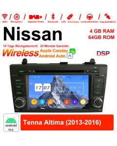 Für Nissan Tenna Altima 2013-2016 Mit WiFi NAVI Bluetooth USB 7 Zoll Android 12.0 Autoradio / Multimedia 4GB RAM 64GB ROM