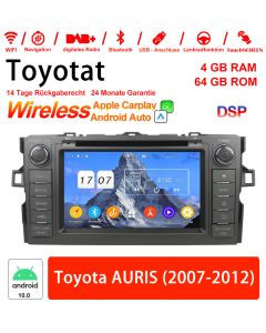 Android 12 Autoradio Für TOYOTA AURIS 2007-2012
