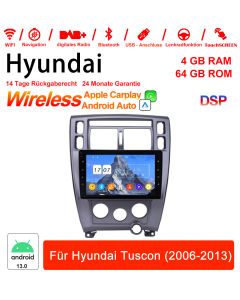 10 Zoll Android 13.0 Autoradio / Multimedia 4GB RAM 64GB ROM für Hyundai Tuscon 2006-2013 Built-in Carplay / Android Auto