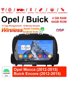 8 Zoll Android 13.0 Autoradio/Multimedia 4GB RAM 64GB ROM Für Opel Mocca 2012 2013 2014 2015 / Buick Encore 2012 2013 2014 2015 Mit WiFi NAVI