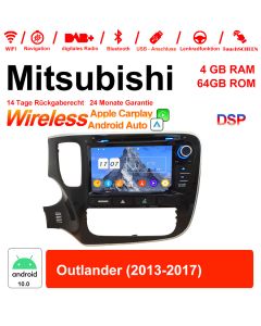 Für Mitsubishi Outlander 2013-2017 mit Built-in CarPlay / Android Auto 8 Zoll Android 12.0 Autoradio / Multimedia 4GB RAM 64GB ROM 