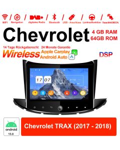 8 Zoll Android 13.0 Autoradio / Multimedia 4GB RAM 64GB ROM Für Chevrolet TRAX 2017 2018 Mit WiFi NAVI Bluetooth USB