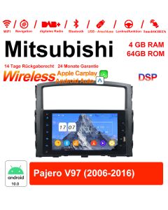 Für Mitsubishi Pajero V97 2006-2016 Mit Built-in CarPlay / Android Auto 8 Zoll Android 12.0 Autoradio / Multimedia 4GB RAM 64GB ROM 