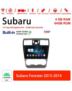 Für Subaru Forester 2013-2014 Built-in Carplay / Android Auto 9 Zoll Android 12.0 Autoradio / Multimedia 4GB RAM 64GB ROM 