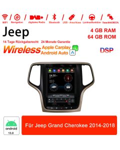 9.7 Zoll Android 13.0 Autoradio / Multimedia 4GB RAM 64GB ROM für Jeep Grand Cherokee 2014-2018 Built-in Carplay / Android Auto