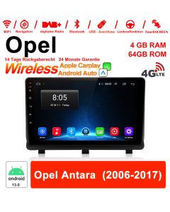 9 Zoll Android 13.0 Autoradio / Multimedia 4GB RAM 64GB ROM Für Opel Antara 2006-2017 Mit DSP Built-in Carplay Android Auto