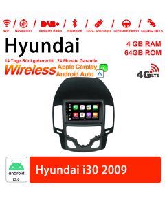 9 Zoll Android 13.0 Autoradio / Multimedia 4GB RAM 64GB ROM Für Hyundai i30 2009 Built-in Carplay