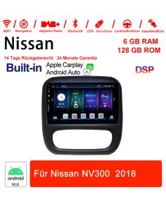 Für Nissan NV300 2018 Built-in carplay/android auto 9 Zoll Android 12 Autoradio / Multimedia 6GB RAM 128GB ROM 