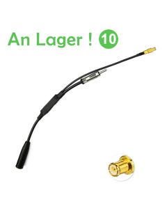 Auto DAB+AM FM Radio Splitter Kabel Konvertierung DIN Buchse auf DIN Stecker MCX Stecker Konverter Verstärkt Autoradio Aktive Antenne