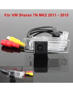 170 grad HD CCD Nachtvision Auto Parkplatz Kamera Wasserdichte Staub-Proof Weitwinkel Rückfahrkamera Für VW Sharan 7N MK2 2011 - 2015 