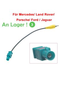 Männlich Fakra Zu RCA Kamera Retention Kabel Für Mercedes/ Land Rover/ Porsche/ Ford / Jaguar Installation