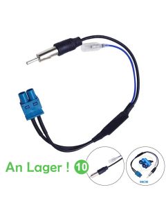 OEM Dual Fakra RF Radio Antennenadapter mit Verstärker für RNS510/RCD510/310/Golf/MK5/MK6/Passat B6/B7/Tiguan