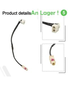 2-zu-1 Radio Antennenadapter Stecker für Golf, Seat, Skoda RCD510/RCD310/RNS510 modifiziertes Stereo Kabel