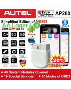 Autel AP200 Bluetooth Adapter OBD2 Scanner Code Reader