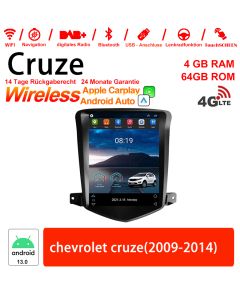 9.7 Zoll Android 13.0 Autoradio / Multimedia 4GB RAM 64GB ROM Für Chevrolet cruze 2009-2014 Built-in Carplay