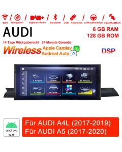 Qualcomm Snapdragon 662 8 Core Android 13.0  Autoradio / Multimedia 6GB RAM 128GB ROM Für AUDI A4L 2017-2019/AUDI A5 2017-2020 Built-in CarPlay