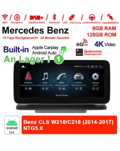 Für Benz CLS W218/C218 2014-2017 NTG5.0 Built-in CarPlay Qualcomm Snapdragon 665 8 Core Android 13 4G LTE Autoradio/Multimedia 6GB RAM 128GB ROM 