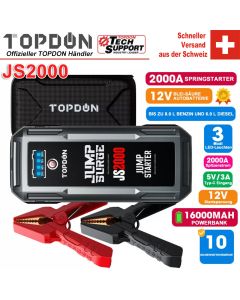 TOPDON JS2000  Auto Starthilfe Battery Booster