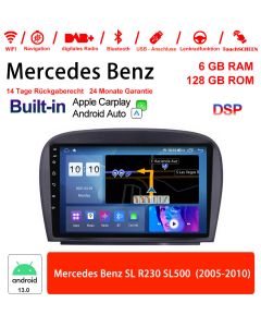 Android 13 Autoradio Für Mercedes Benz SL R230 SL500 2005-2010
