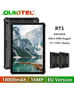 Oukitel RT1 Helio P22 Octa Core 4G Android 11 10,1 Zoll  Robustes IP68 wasserdichtes Tablet