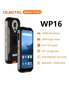 Oukitel WP16 Helio P60 4G Android 11 6.39 " 8GB + 128GB Robuste Smartphone