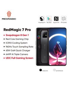 Nubia Red Magic 7 Pro 6.8'' Android 12 Qualcomm Snapdragon 8Gen1 5G  Smartphone