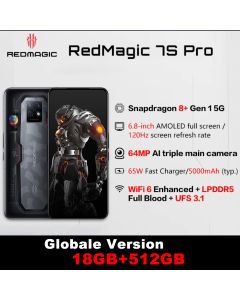 Nubia RedMagic 7S Pro 6.8'' Android 12 Qualcomm Snapdragon 8+Gen1 5G Smartphone