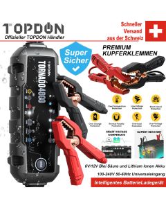 Topdon Tornado4000 Automatische Batterieladegerät