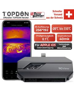 TOPDON TC002 Wärmebildkamera Handheld Thermische Imager Temperatur messung Werkzeug Für APPLE iPhone iOS