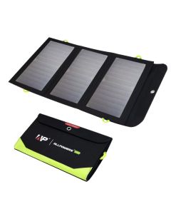 ALLPOWERS Solar Panel 5V 21W Gebaut-in 10000mAh Batterie Tragbare Solar Ladegerät Wasserdichte Solar Batterie Doppeltes USB-A & USB-C Ausgang