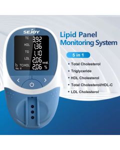 5 in1 Blutfett analysator Gesamt cholesterin (tc) & hoch dichtes Lipoprotein cholesterin (hdl) & Triglycerid (tg) cholesterin ldl