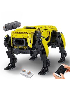 Technische roboter die rc motorisierte boston dynamik großes hunde modell alphadog bausteine ziegel spielzeug für kinder weihnachts geschenke